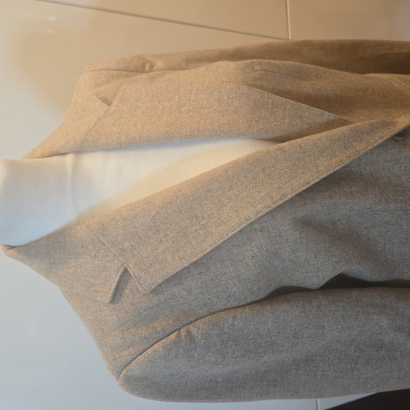 VTG Mairi Macintyre Wool Single Breasted Scottish Brown Tan Blazer Size 12 - Picture 2 of 11